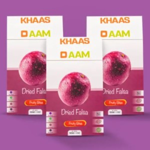 Pack of 3 Khaso Aam Dried Falsa Flavor 100 Gram, 100% Natural Falsa Berries Fruit Candy | KhasoAam Premium Berry Bar, Falsa Candy Toffee Sherbet Berry